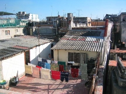 La Havane, quartier La Vieja, vue sur les toits