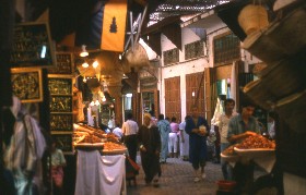 Marché à Fez, Maroc