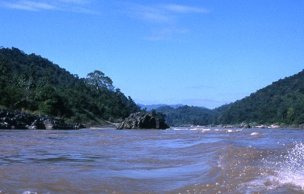 Le M&eacute;kong, entre Huay Xai et Pakbeng