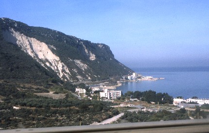 La c&ocirc;te entre Tripoli et Beyrouth