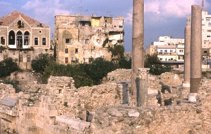 Tyr, secteur II, ruines croisées