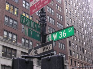 Intersection au coeur de Manhattan, New-York