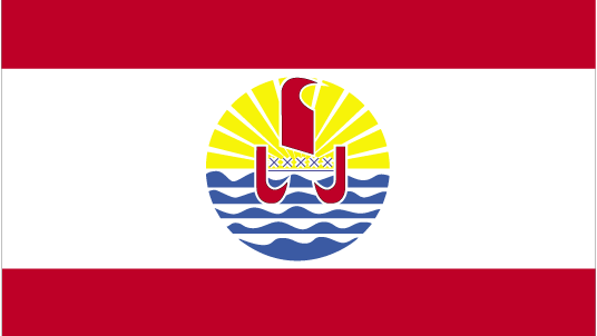 Drapeau de la Polynésie française Drapeau de la Polynésie française