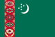 Drapeau du Turkm&eacute;nistan