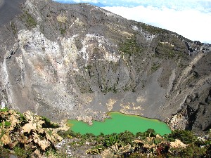 Cratère du volcan Irazu, Costa Rica